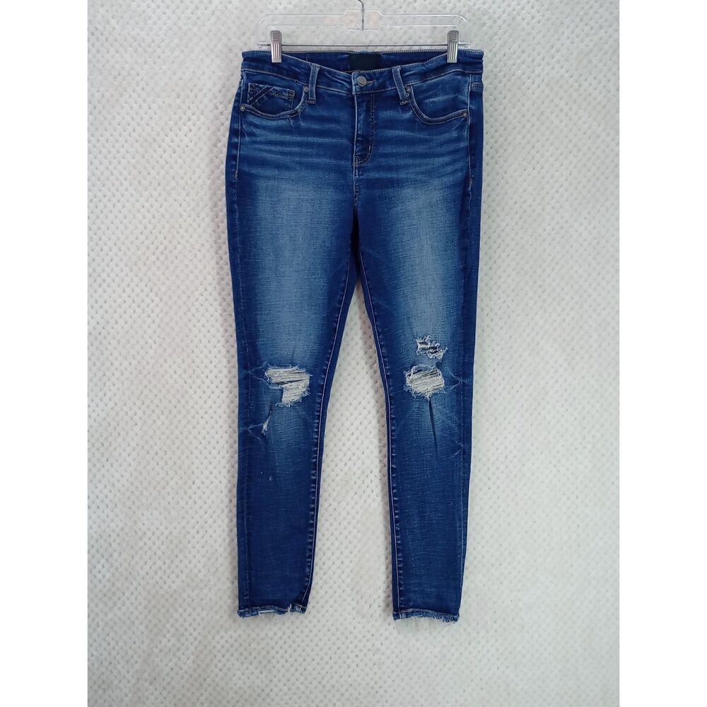 Buckle Black Fit No. 53 Women's 30x30 Skinny Stretch Distressed Jeans